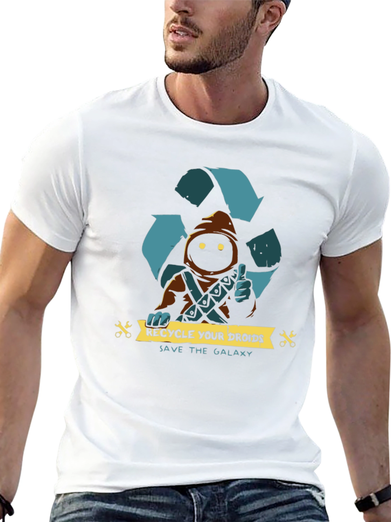 Recycle Droids Save Galaxy T-Shirt