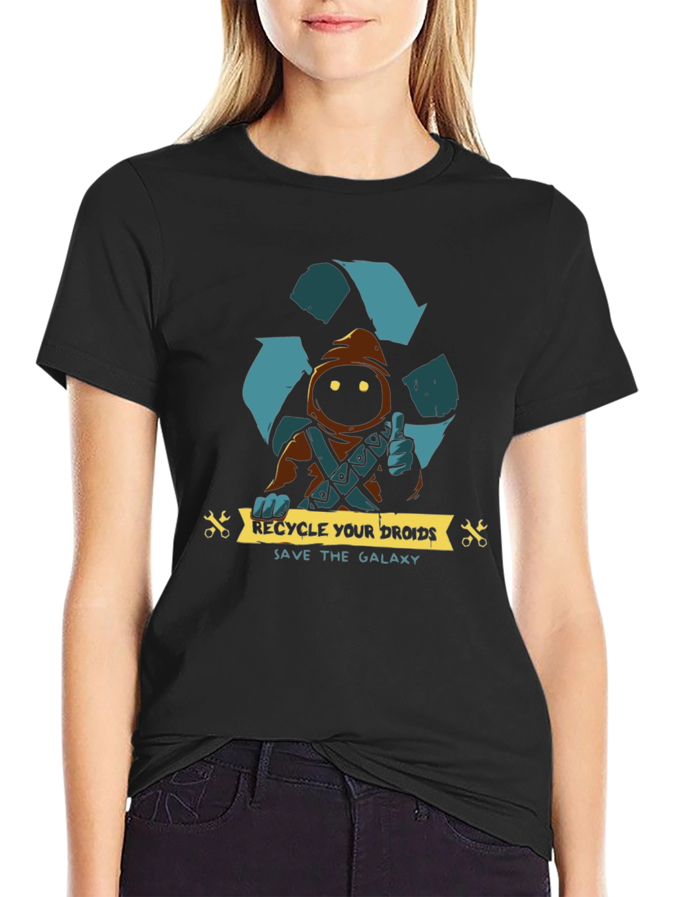 Recycle Droids Save Galaxy T-Shirt