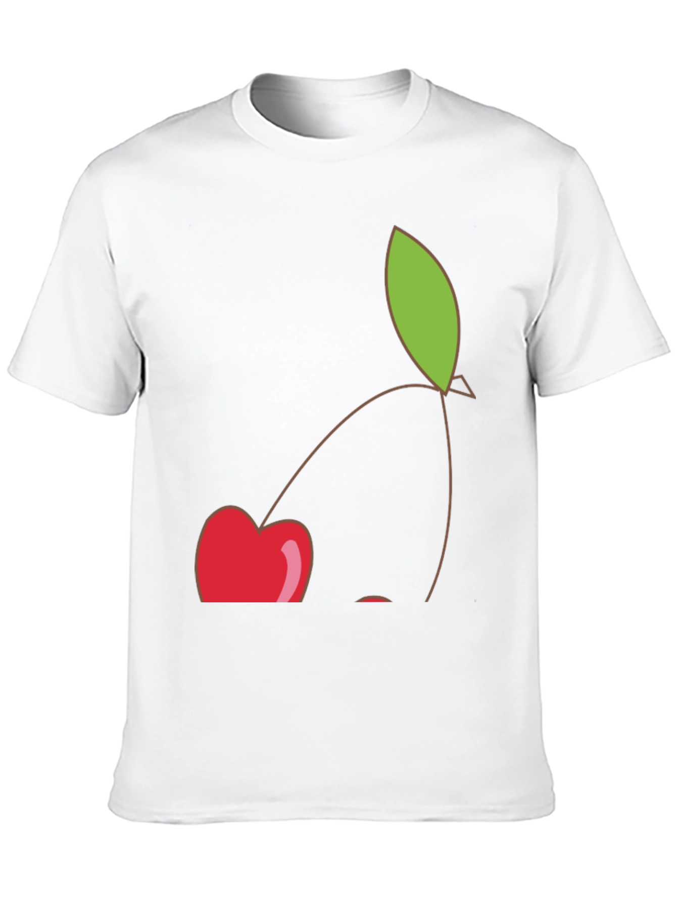 Cherry Graphic Black T-Shirt - Casual Style