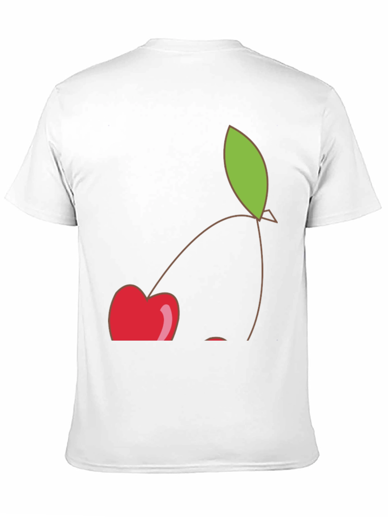 Cherry Graphic Black T-Shirt - Casual Style