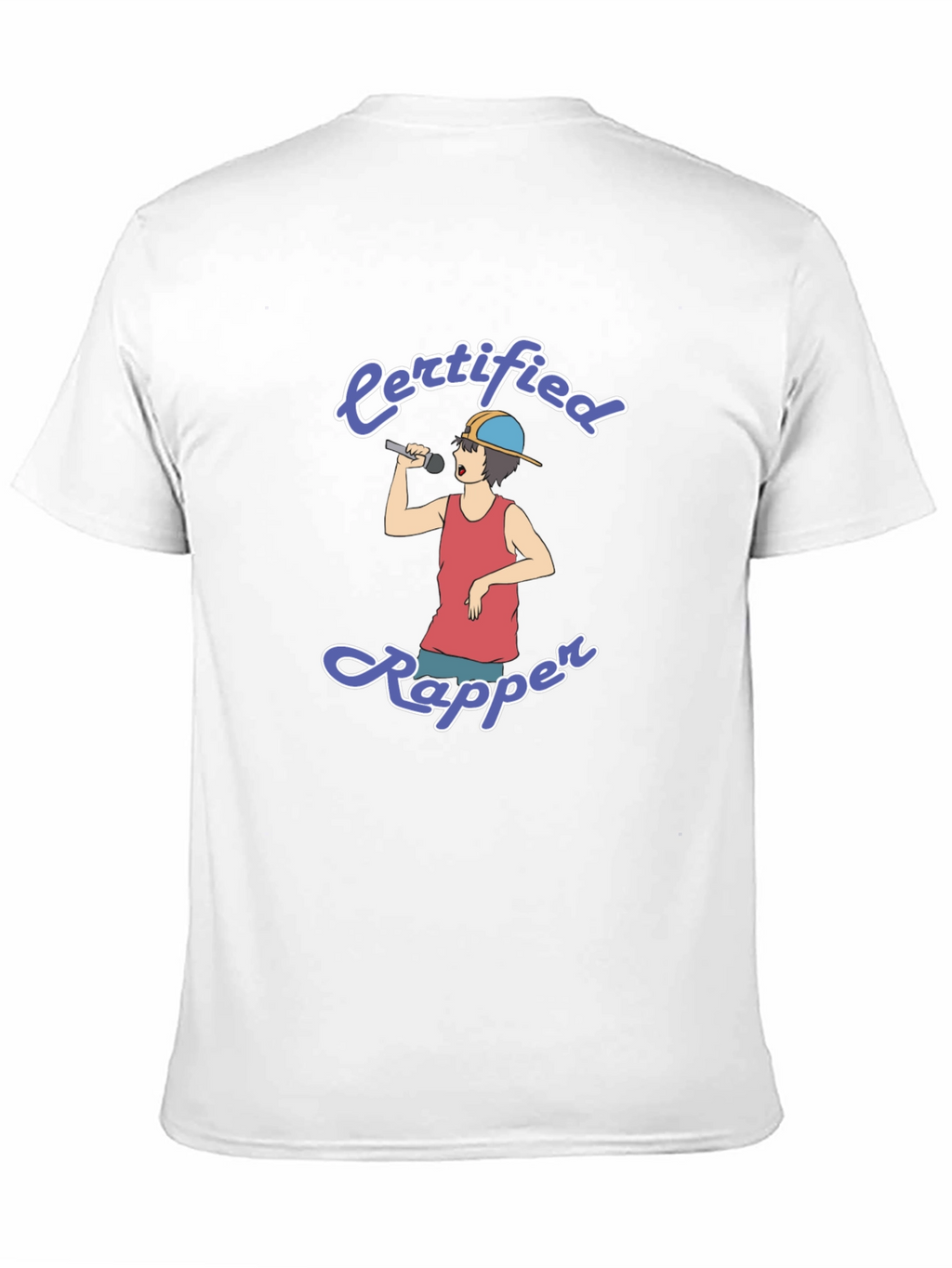 Certified Rapper Graphic Tee - Black