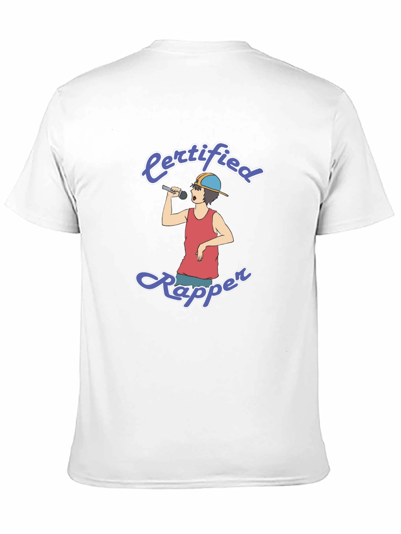 Certified Rapper Graphic Tee - Black