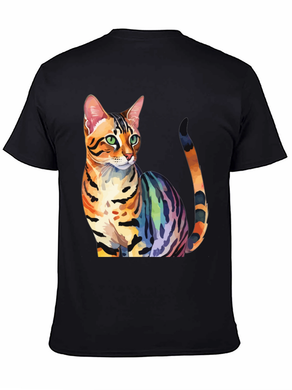 Rainbow Bengal Cat T-Shirt