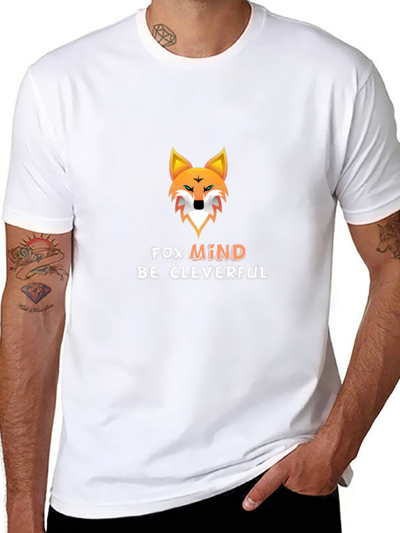 Fox Mind T-Shirt - Be Cleverful Graphic Tee