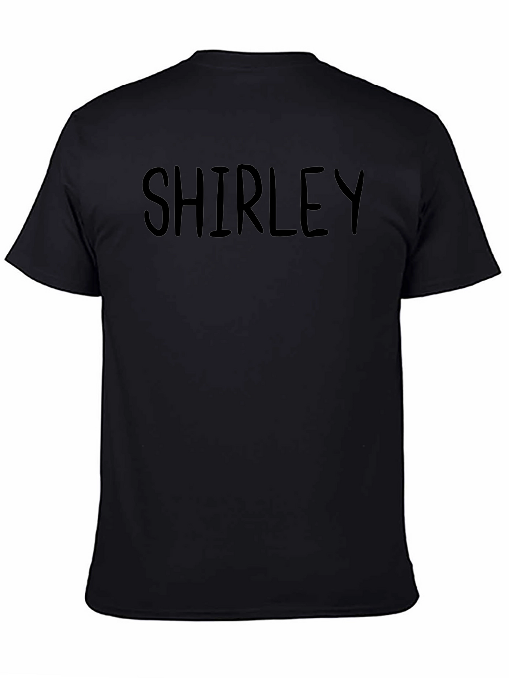 Shirley Black Tee Shirt - Comfortable Unisex Fit