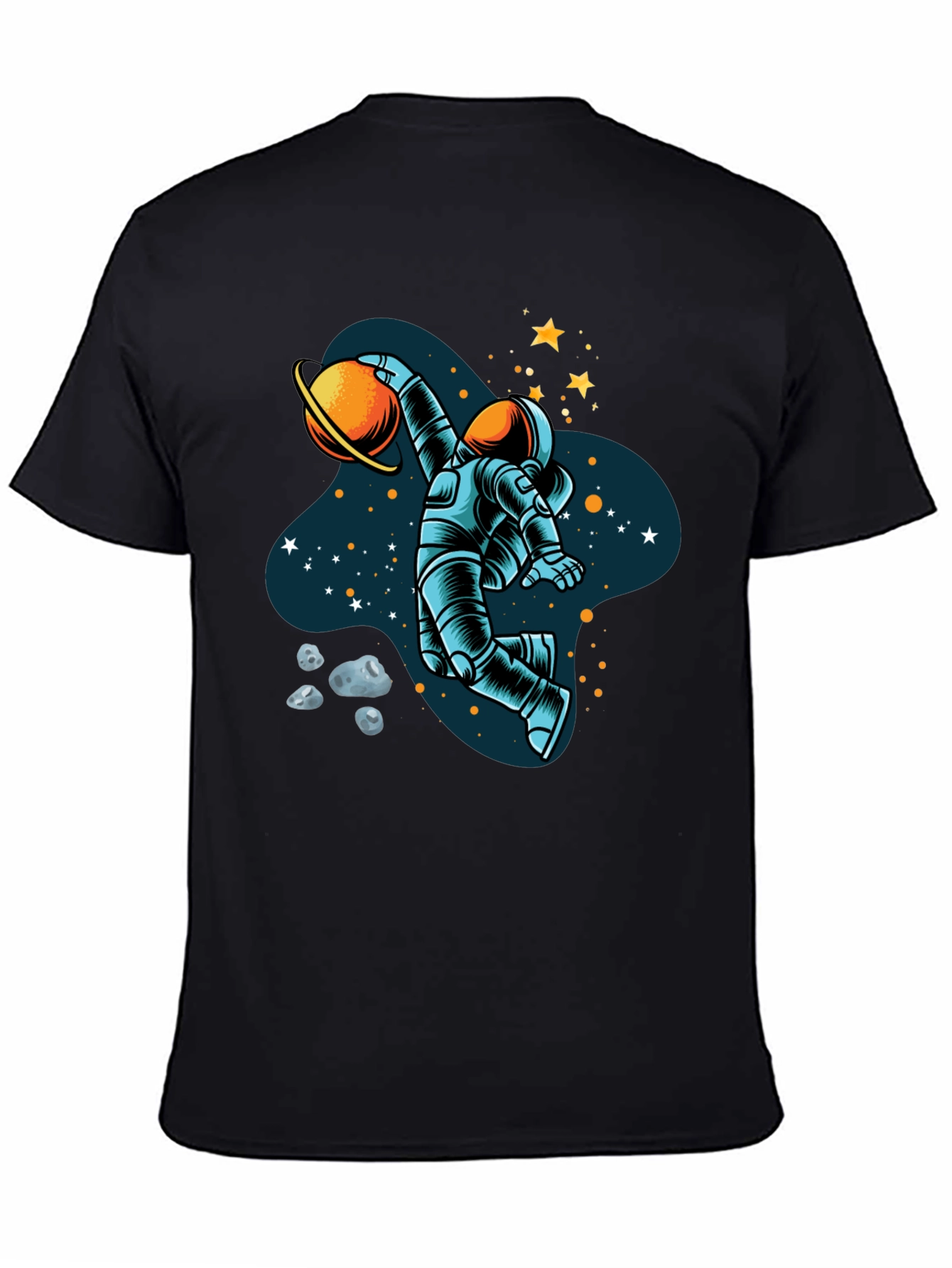 Astronaut Dunking Planet Graphic Tee