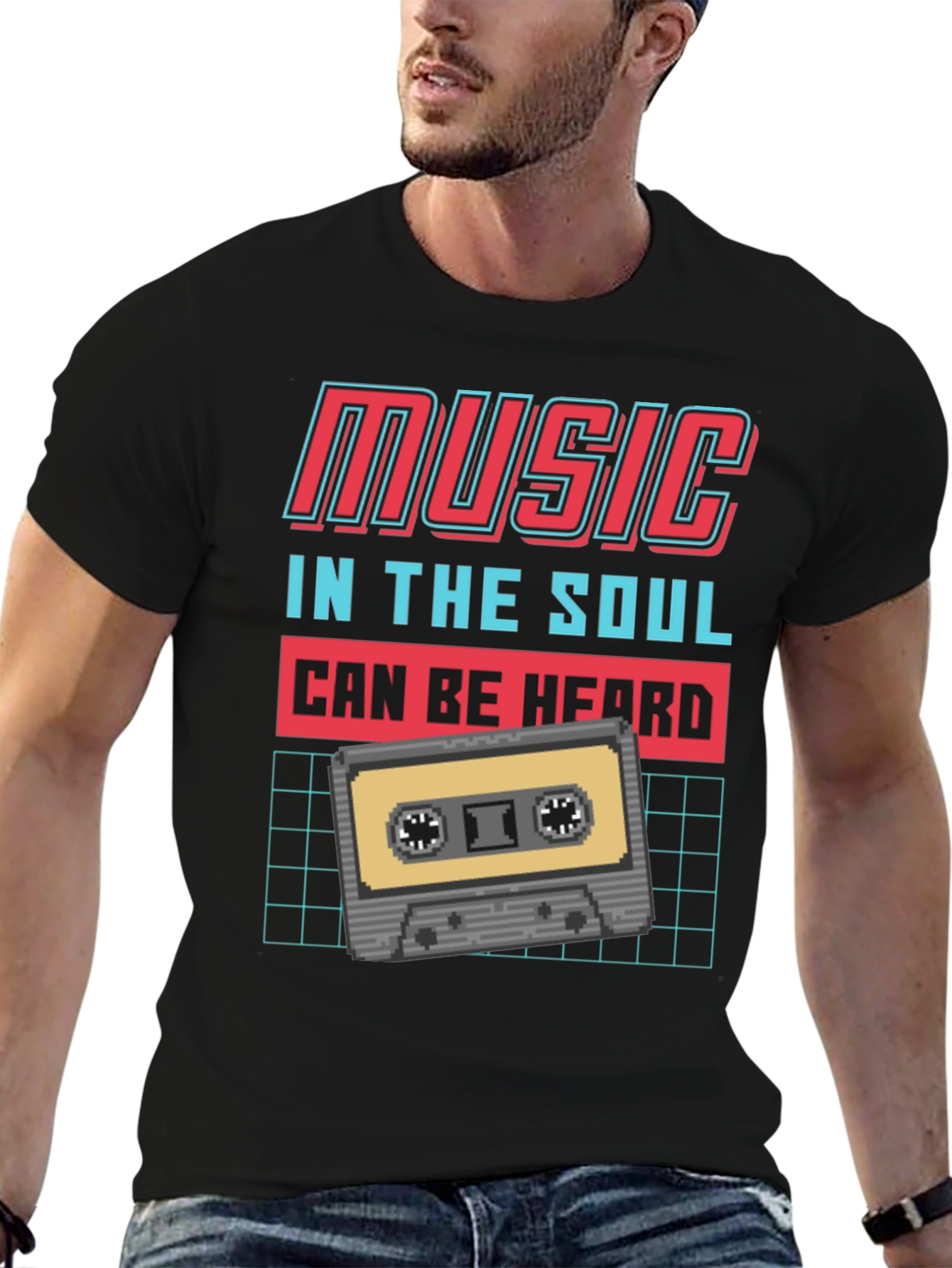Retro Music Cassette T-Shirt - In The Soul