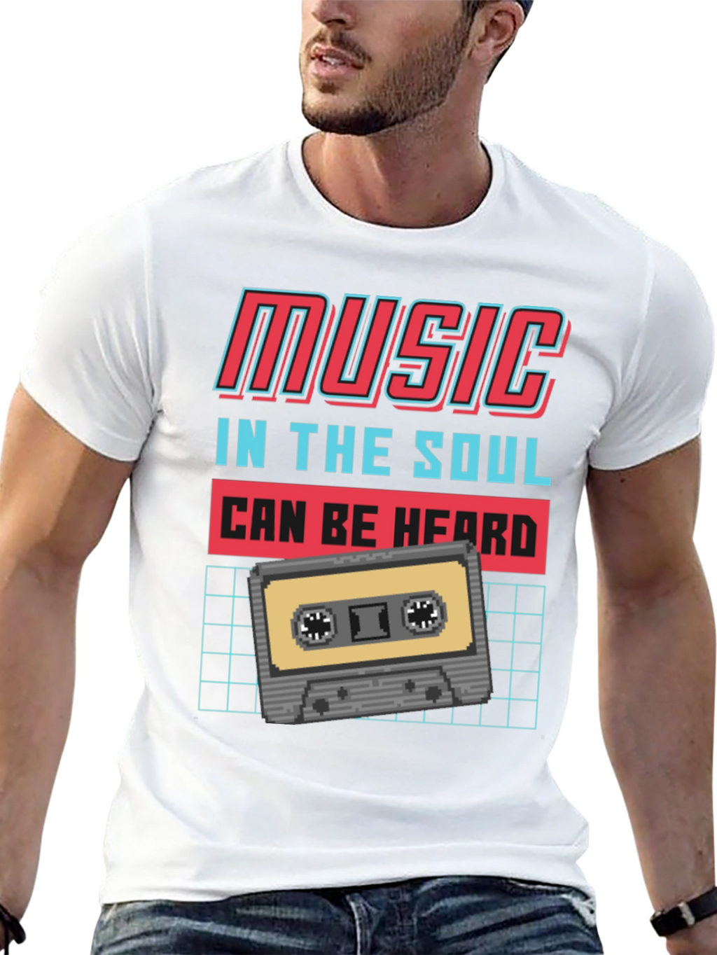 Retro Music Cassette T-Shirt - In The Soul