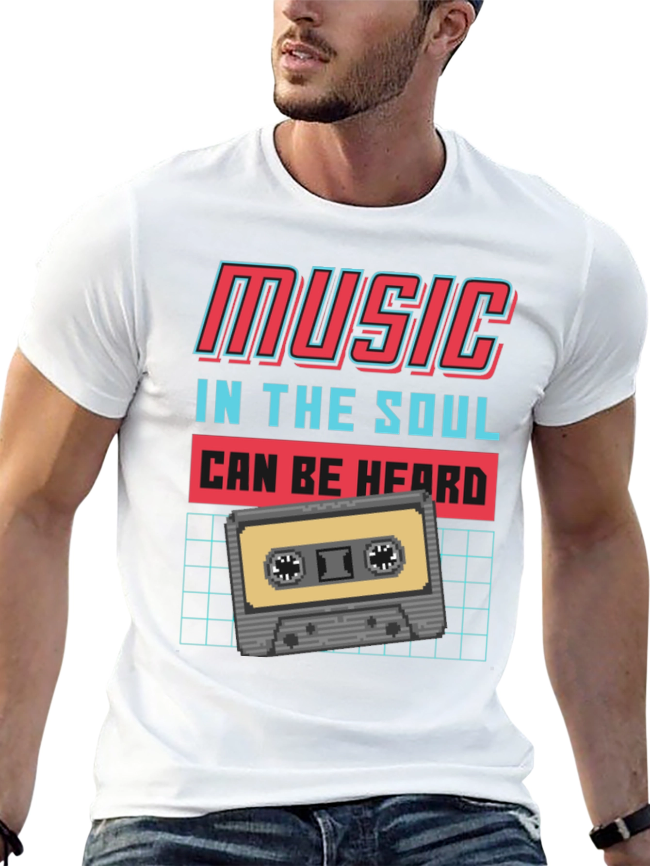 Retro Music Cassette T-Shirt - In The Soul