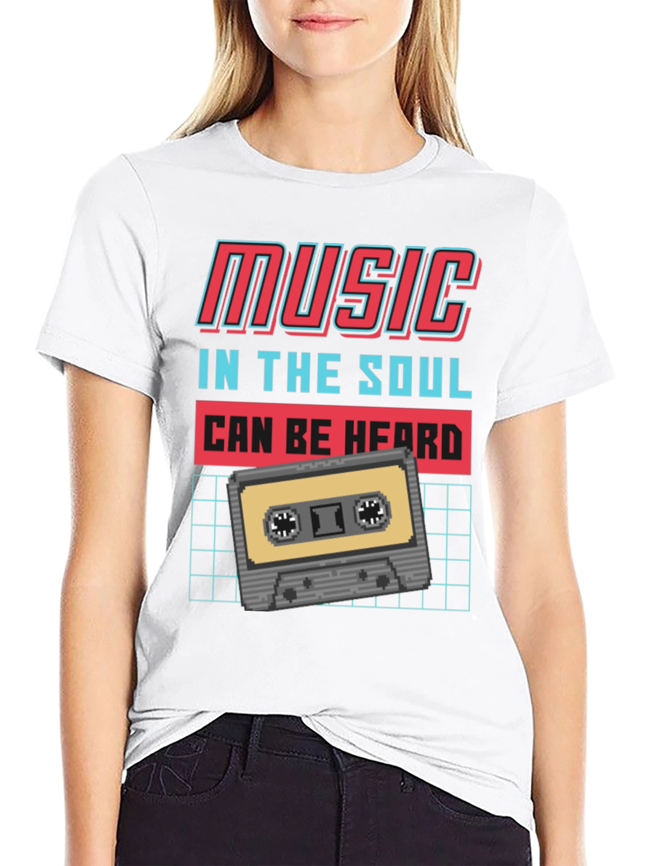 Retro Music Cassette T-Shirt - In The Soul