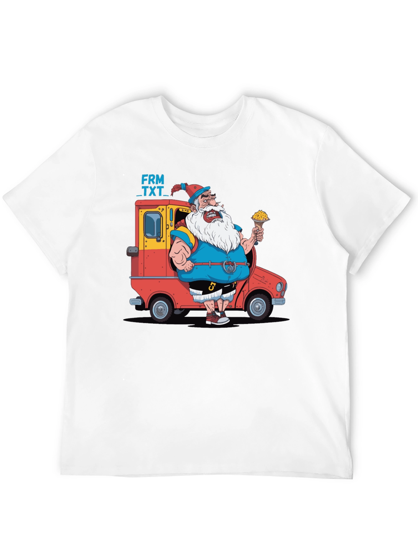 Cartoon Santa T-Shirt