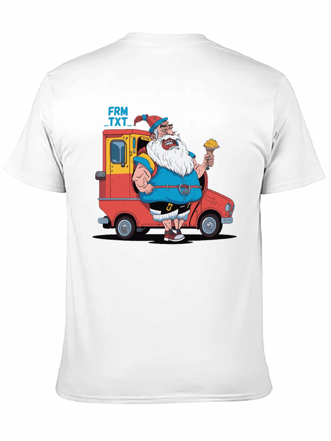Cartoon Santa T-Shirt