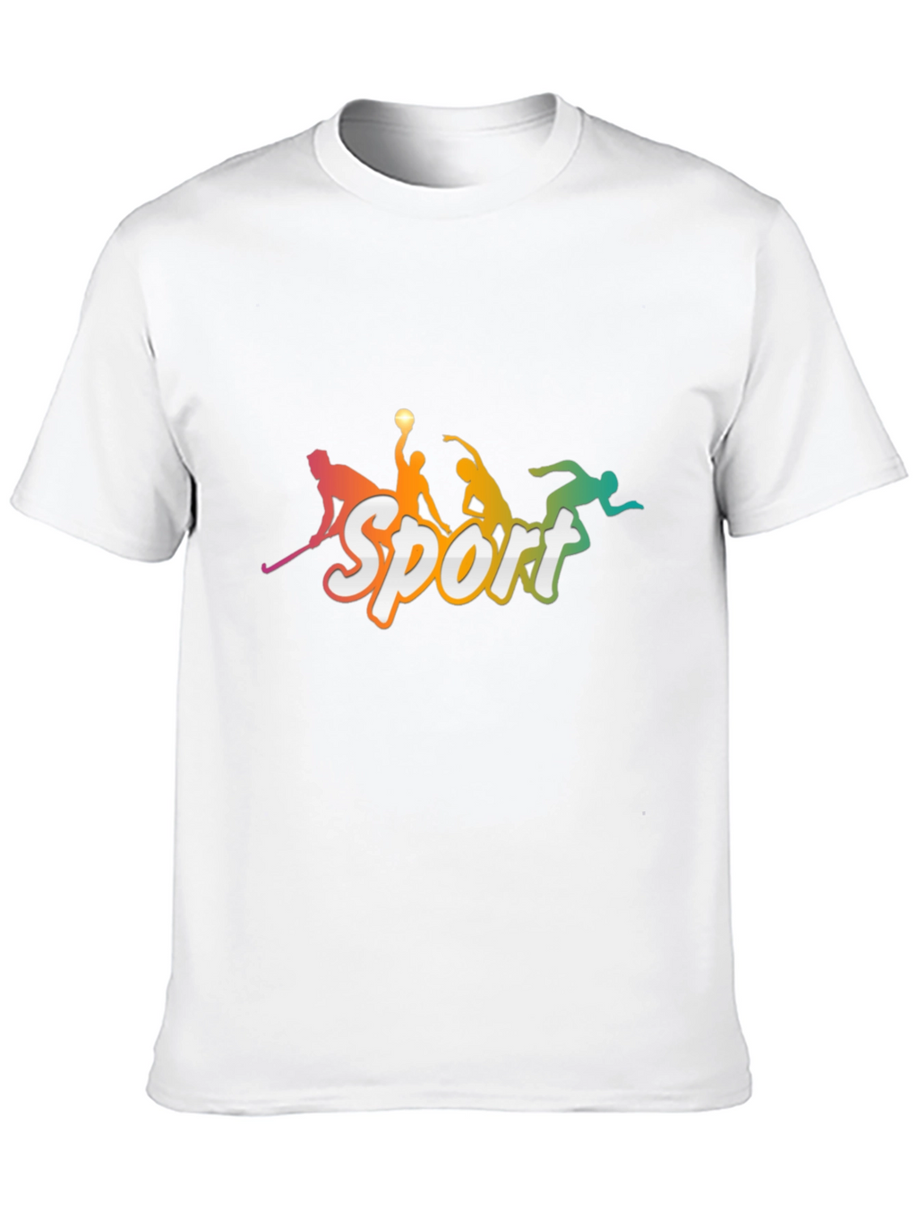 Mens Black Sport Graphic T-Shirt