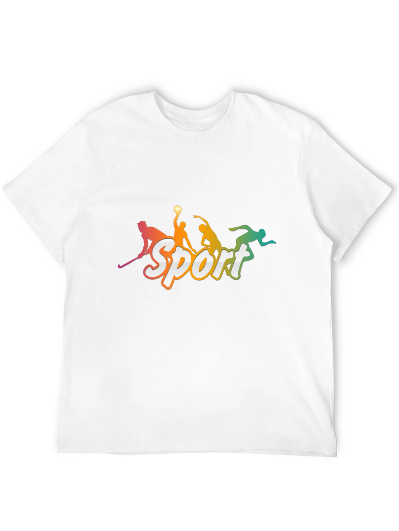 Mens Black Sport Graphic T-Shirt