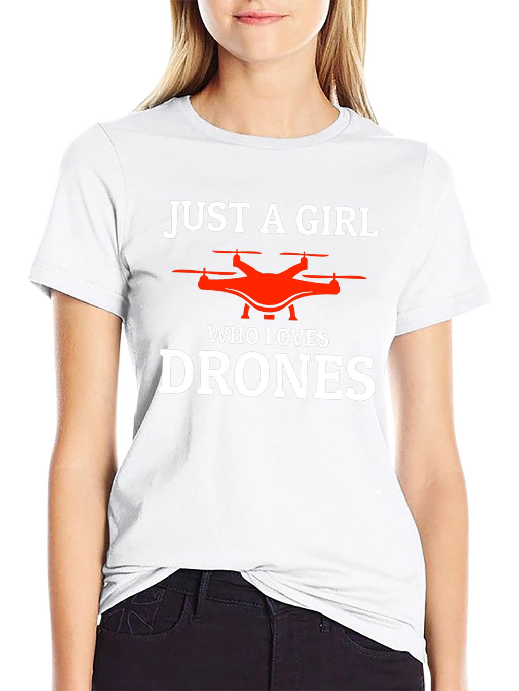 Just a Girl Who Loves Drones T-Shirt