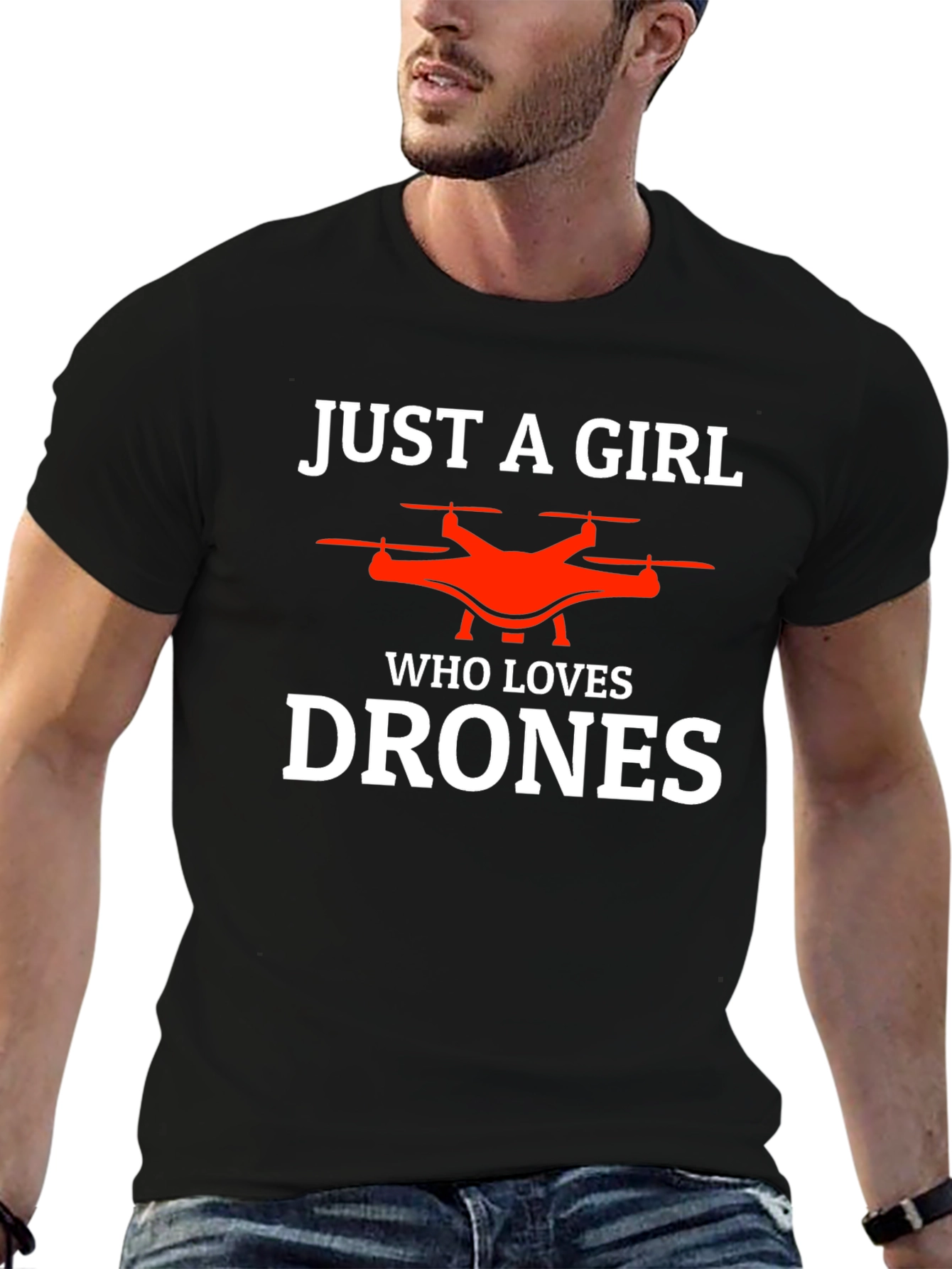 Just a Girl Who Loves Drones T-Shirt