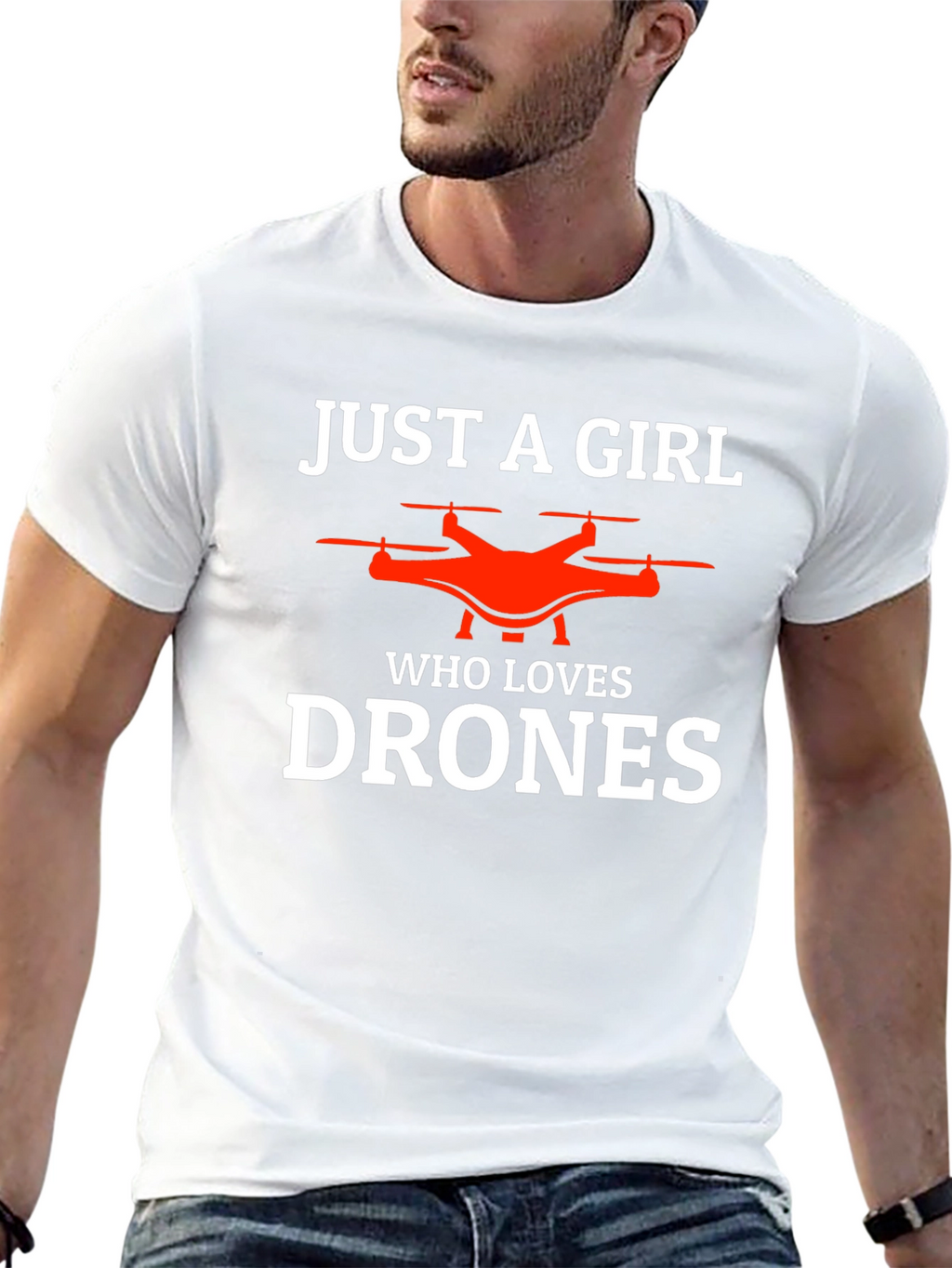 Just a Girl Who Loves Drones T-Shirt