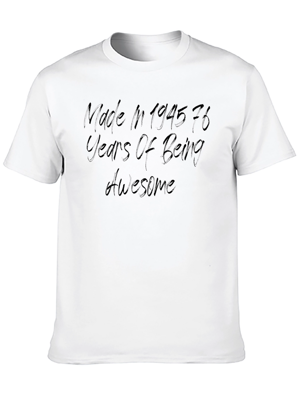 Made In 1945 T-Shirt Birthday Gift Awesome Graphic Tee