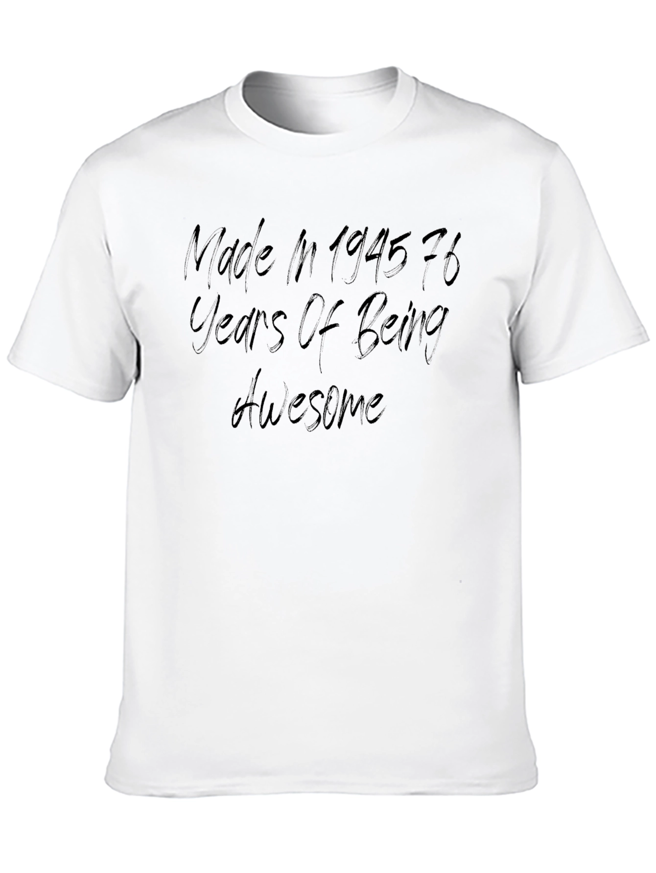 Made In 1945 T-Shirt Birthday Gift Awesome Graphic Tee