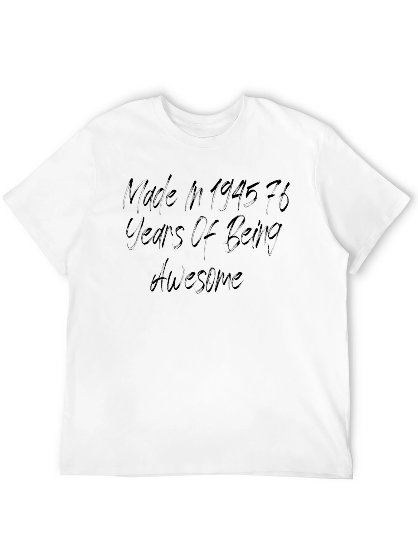 Made In 1945 T-Shirt Birthday Gift Awesome Graphic Tee