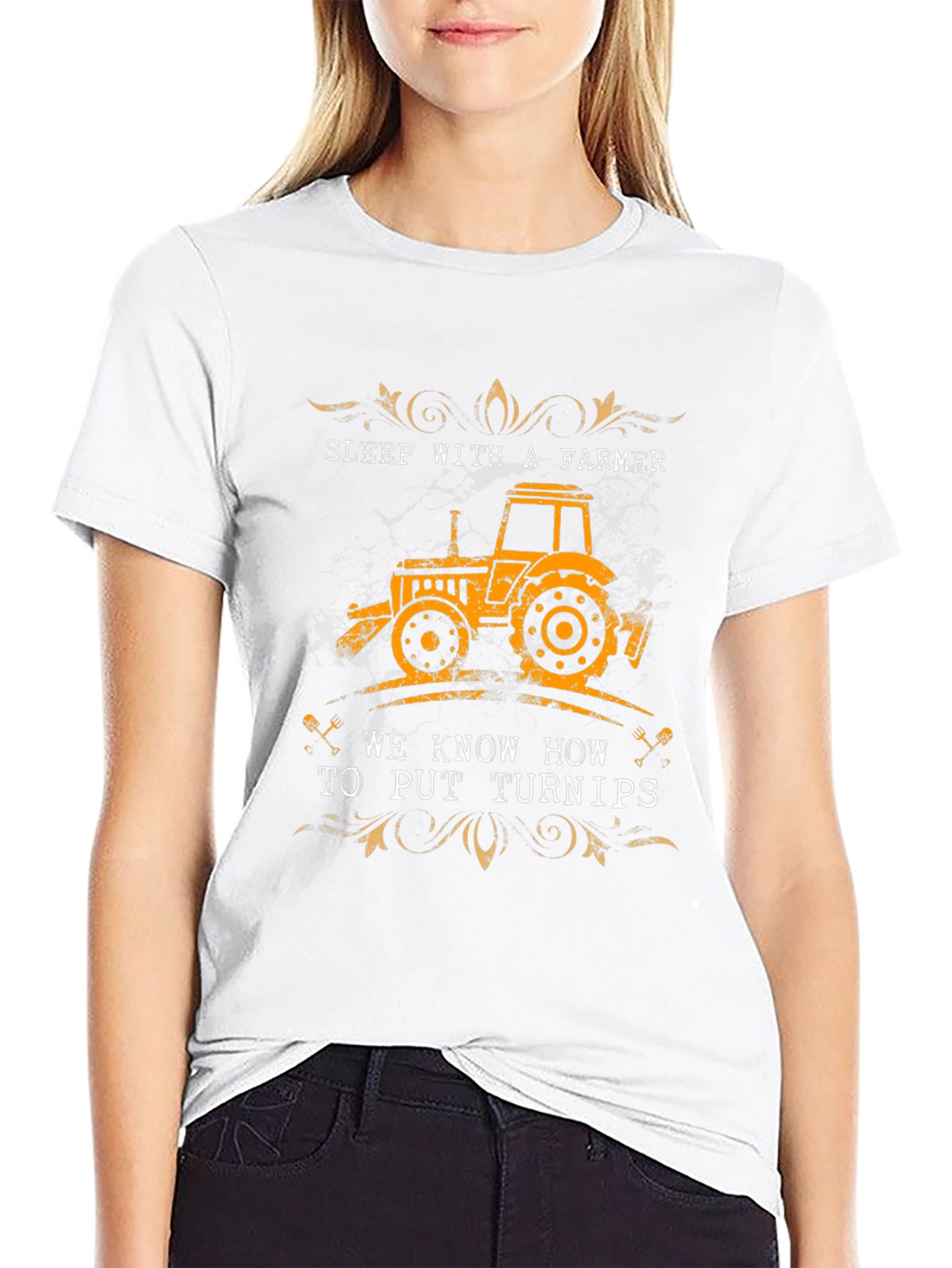 Sleep With A Farmer Graphic T-Shirt