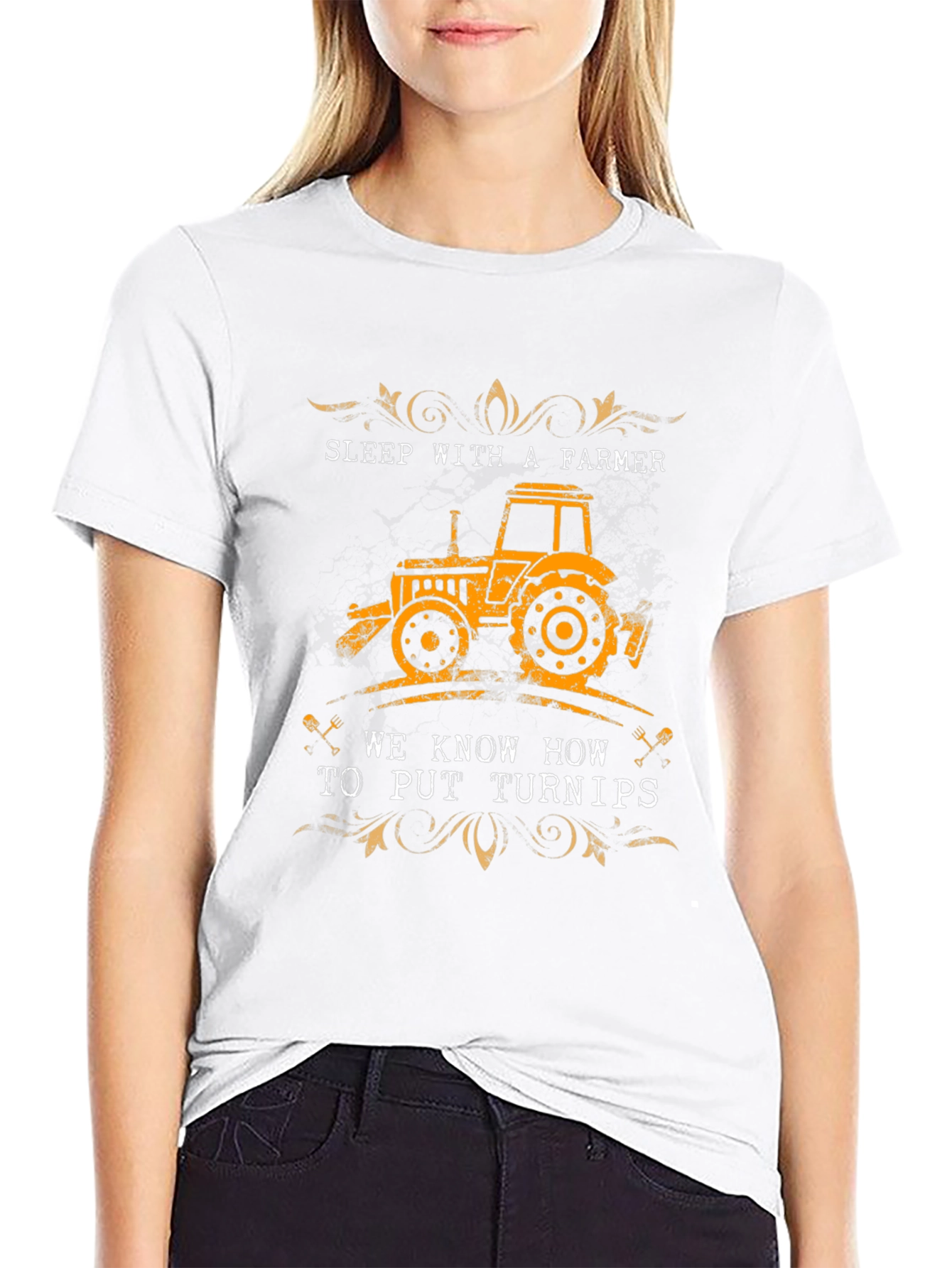 Sleep With A Farmer Graphic T-Shirt
