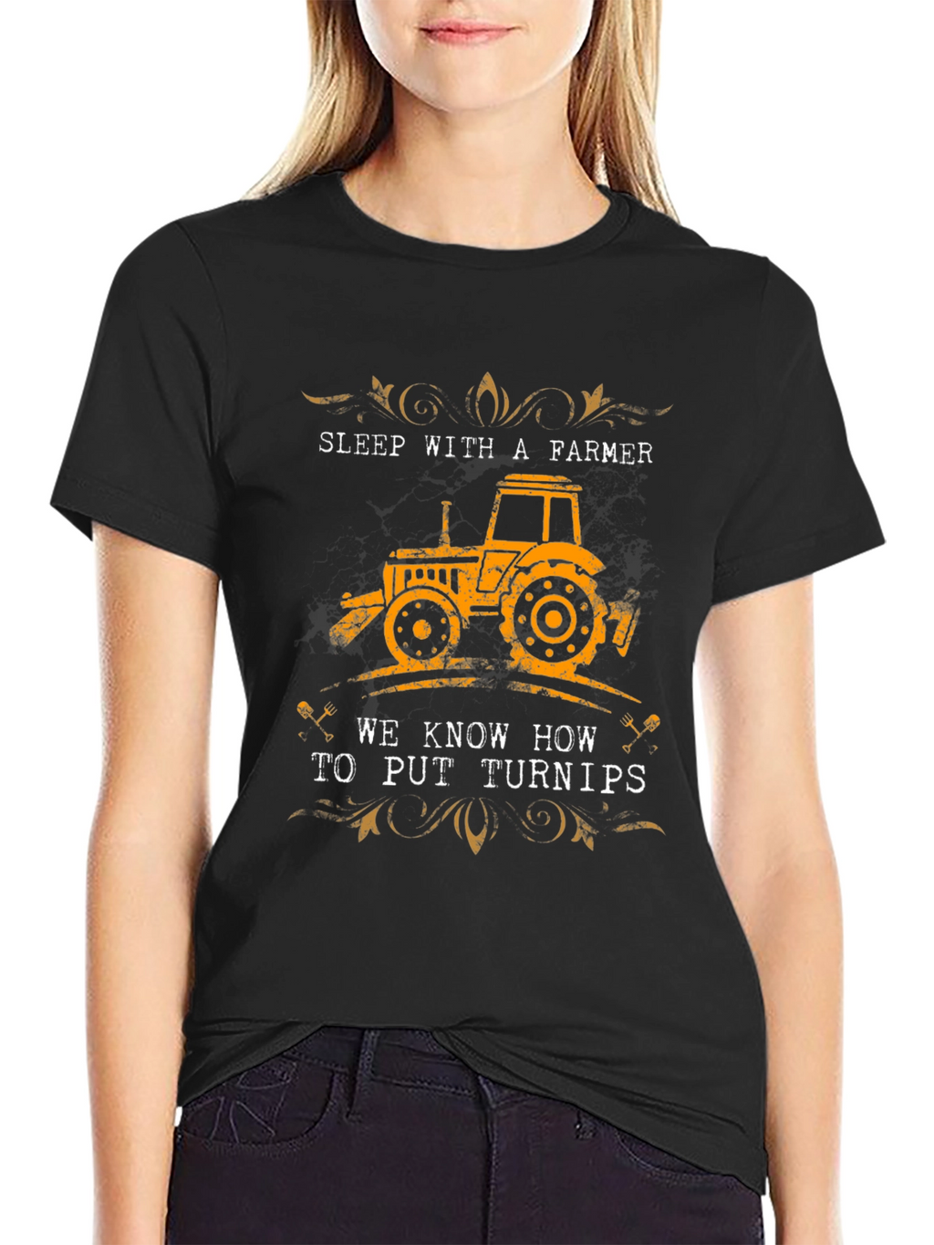 Sleep With A Farmer Graphic T-Shirt