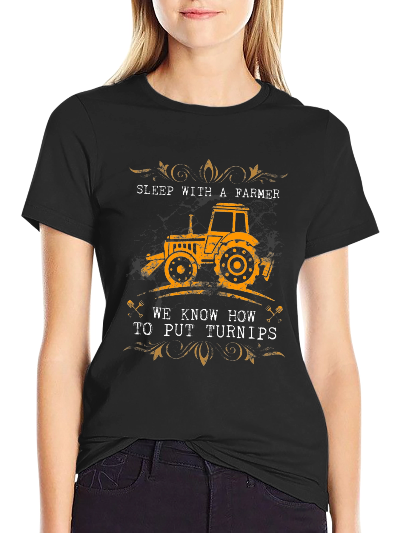 Sleep With A Farmer Graphic T-Shirt