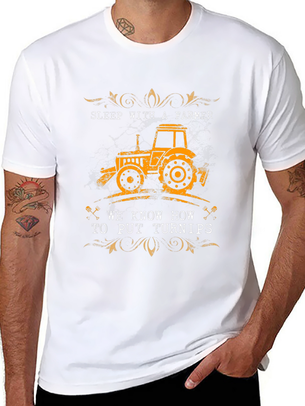 Sleep With A Farmer Graphic T-Shirt