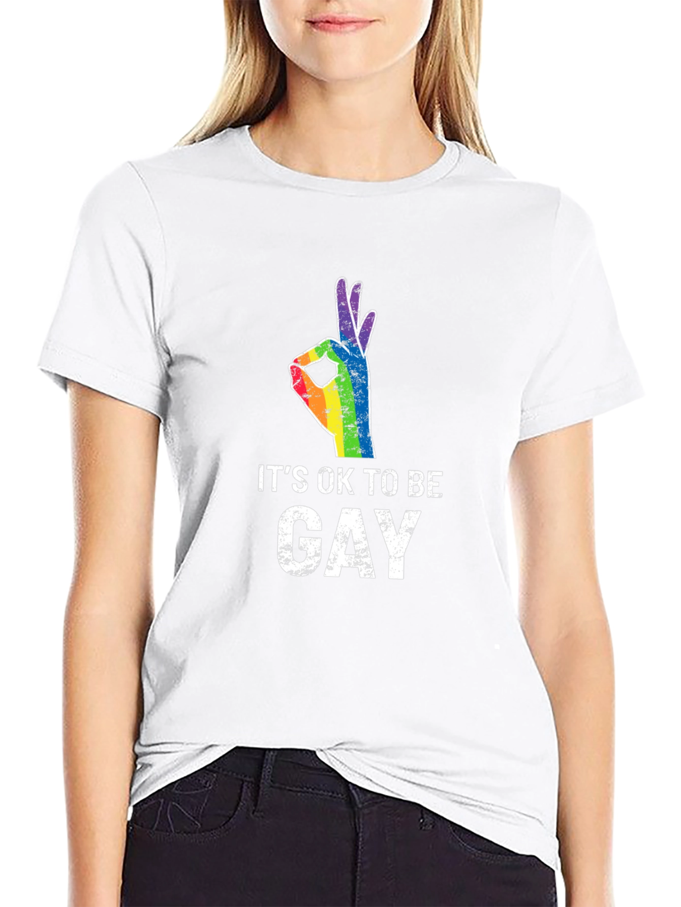 Its Ok To Be Gay T-Shirt Pride LGBTQ