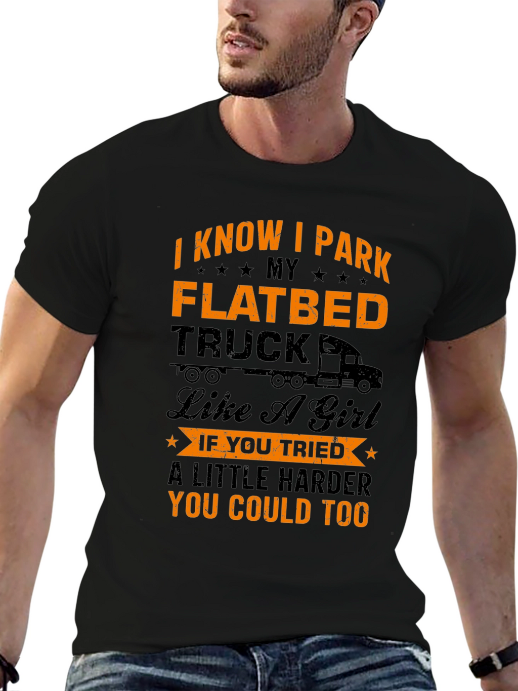 Funny Flatbed Truck Driver T-Shirt
