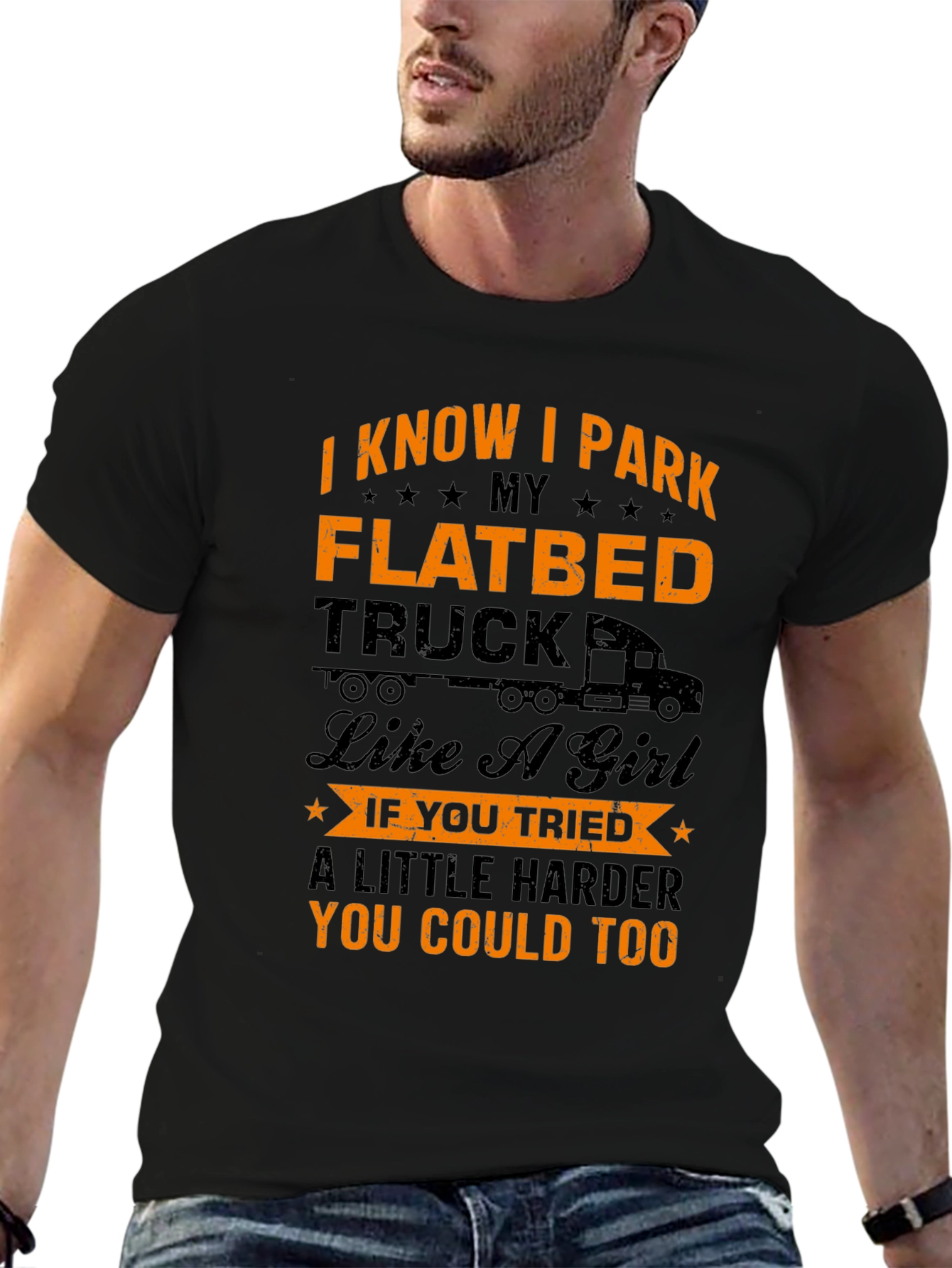 Funny Flatbed Truck Driver T-Shirt
