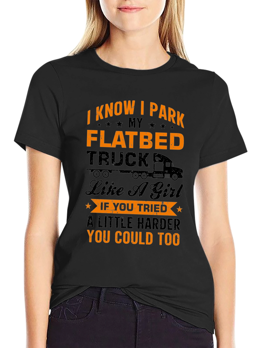 Funny Flatbed Truck Driver T-Shirt