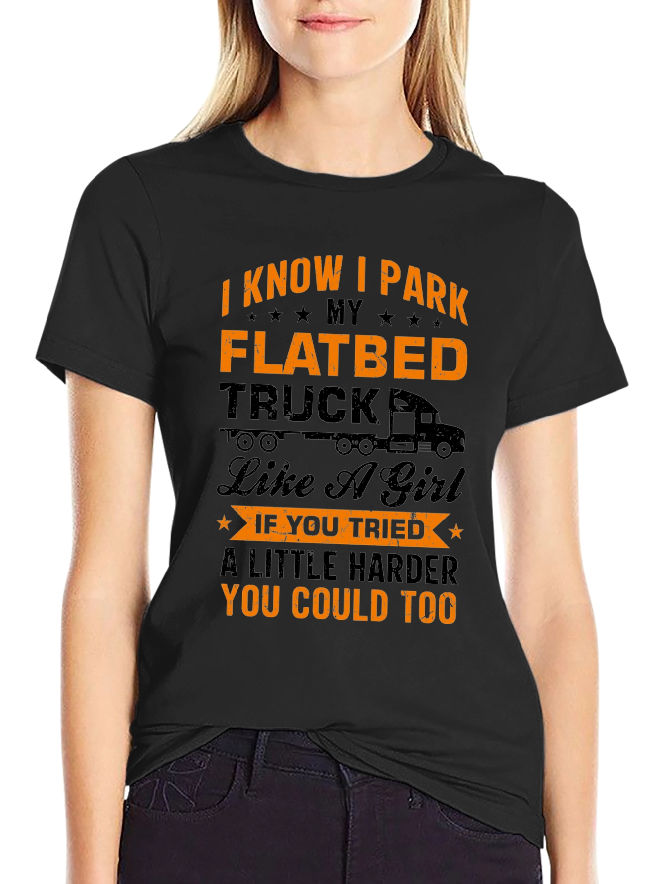Funny Flatbed Truck Driver T-Shirt