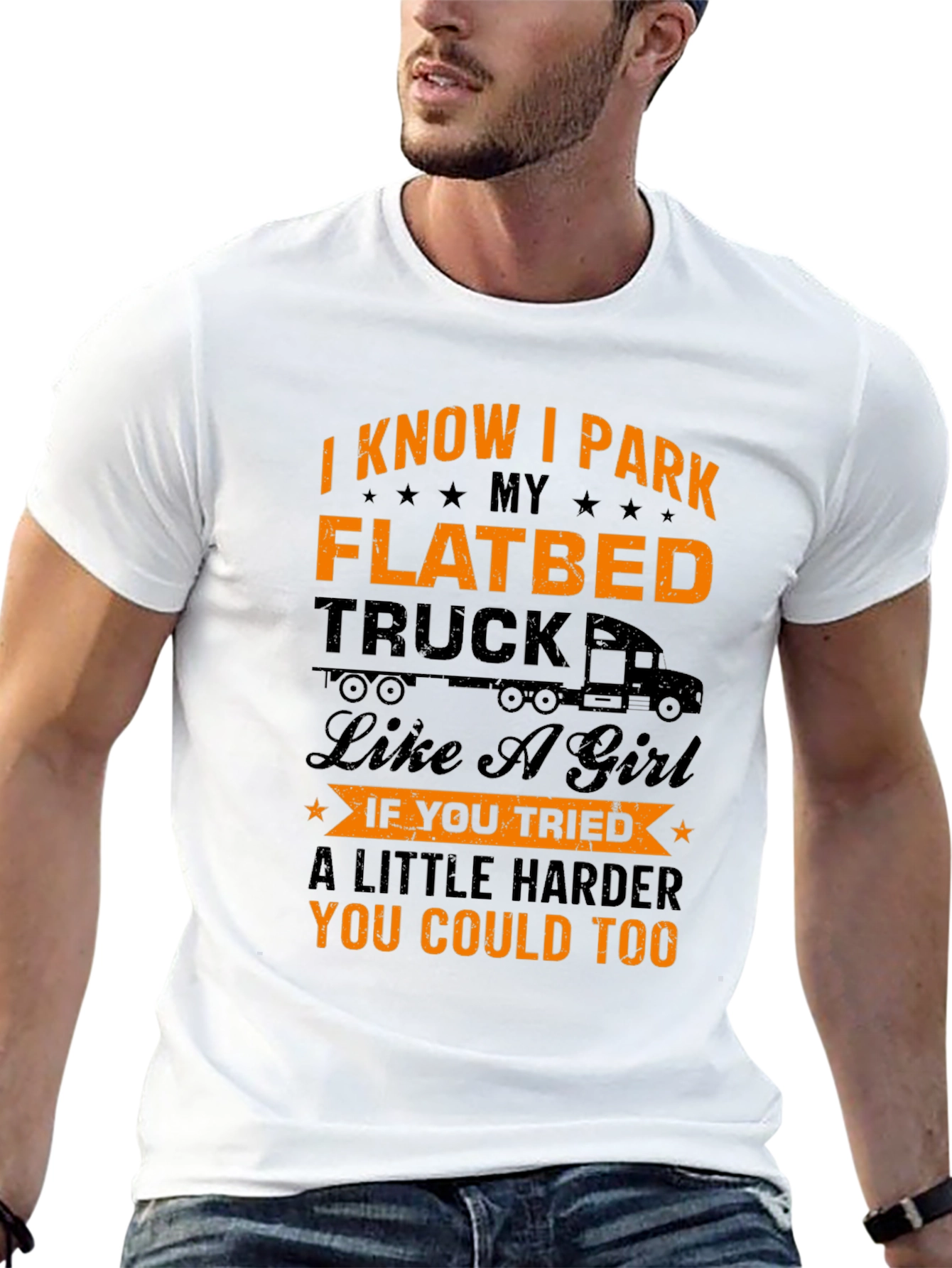Funny Flatbed Truck Driver T-Shirt