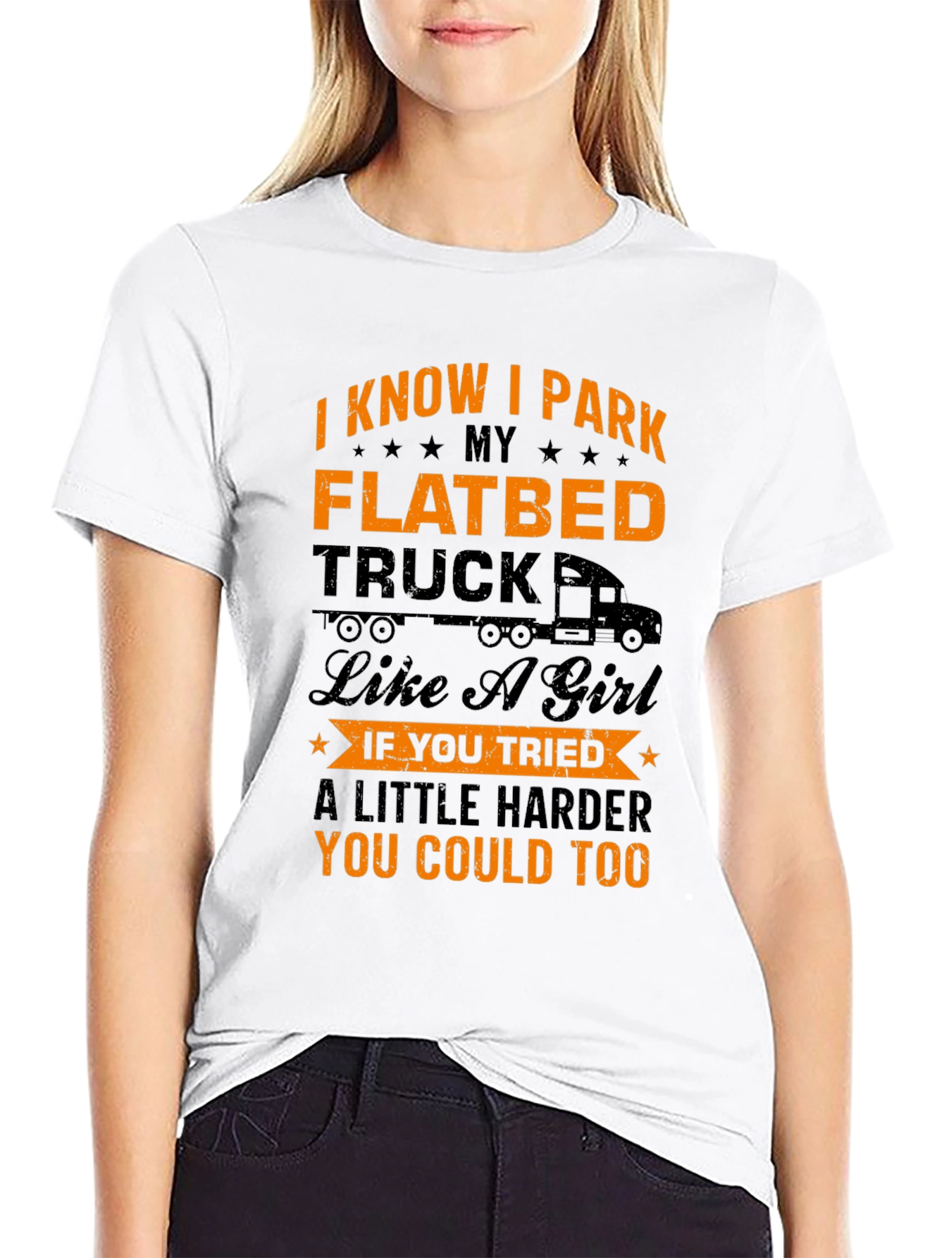 Funny Flatbed Truck Driver T-Shirt