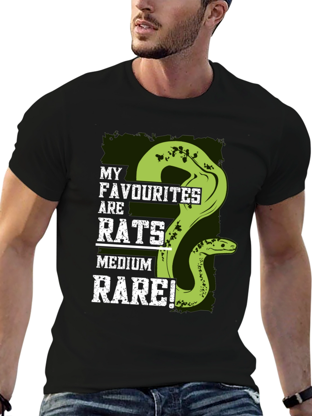 Rats Medium Rare Snake T-Shirt
