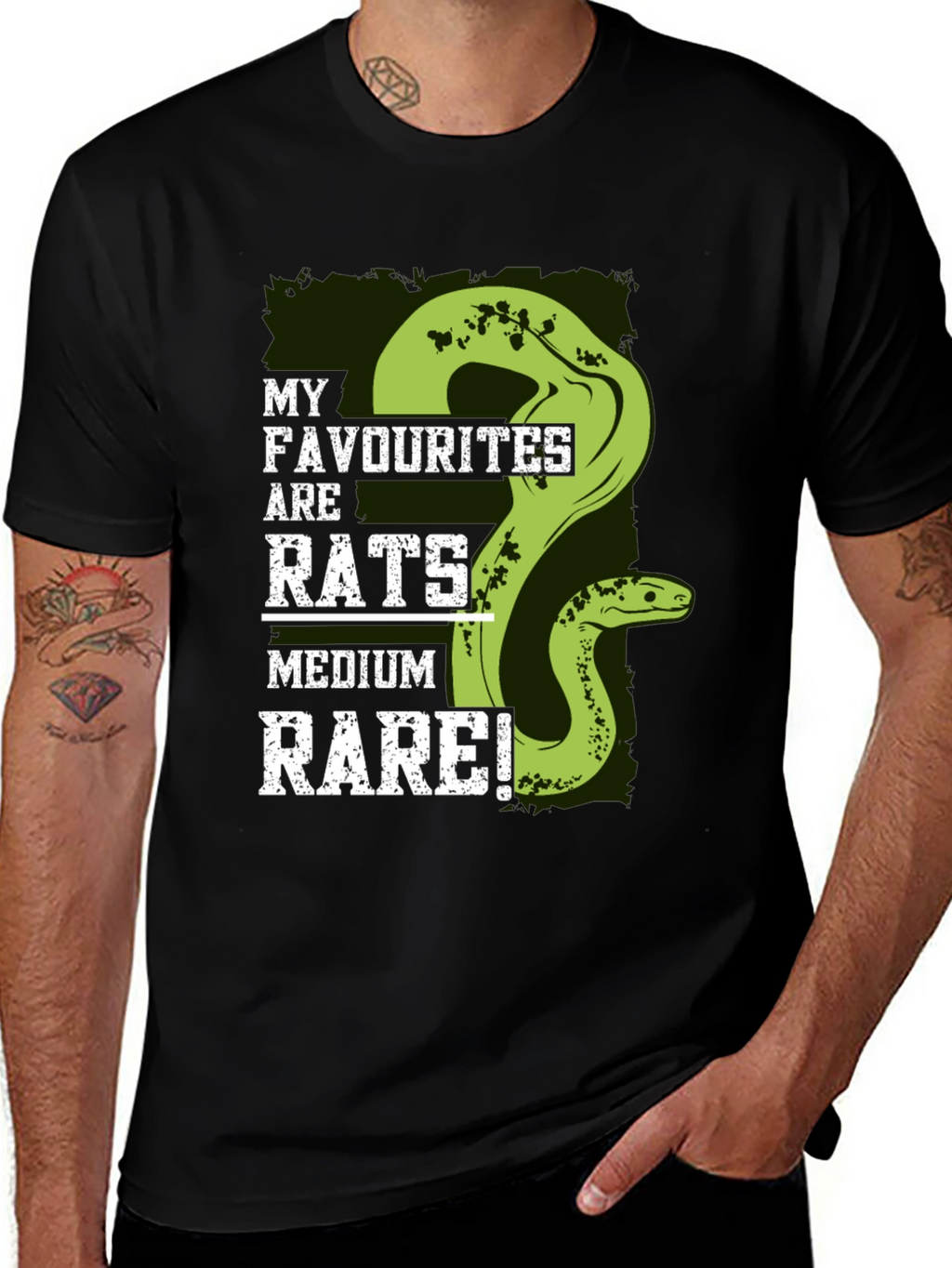 Rats Medium Rare Snake T-Shirt