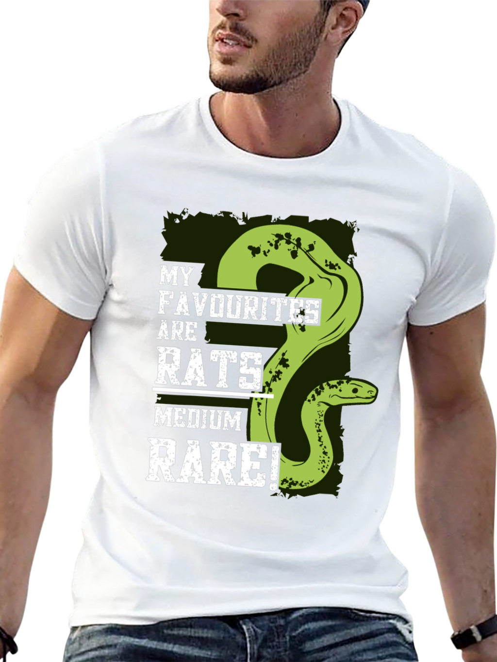 Rats Medium Rare Snake T-Shirt