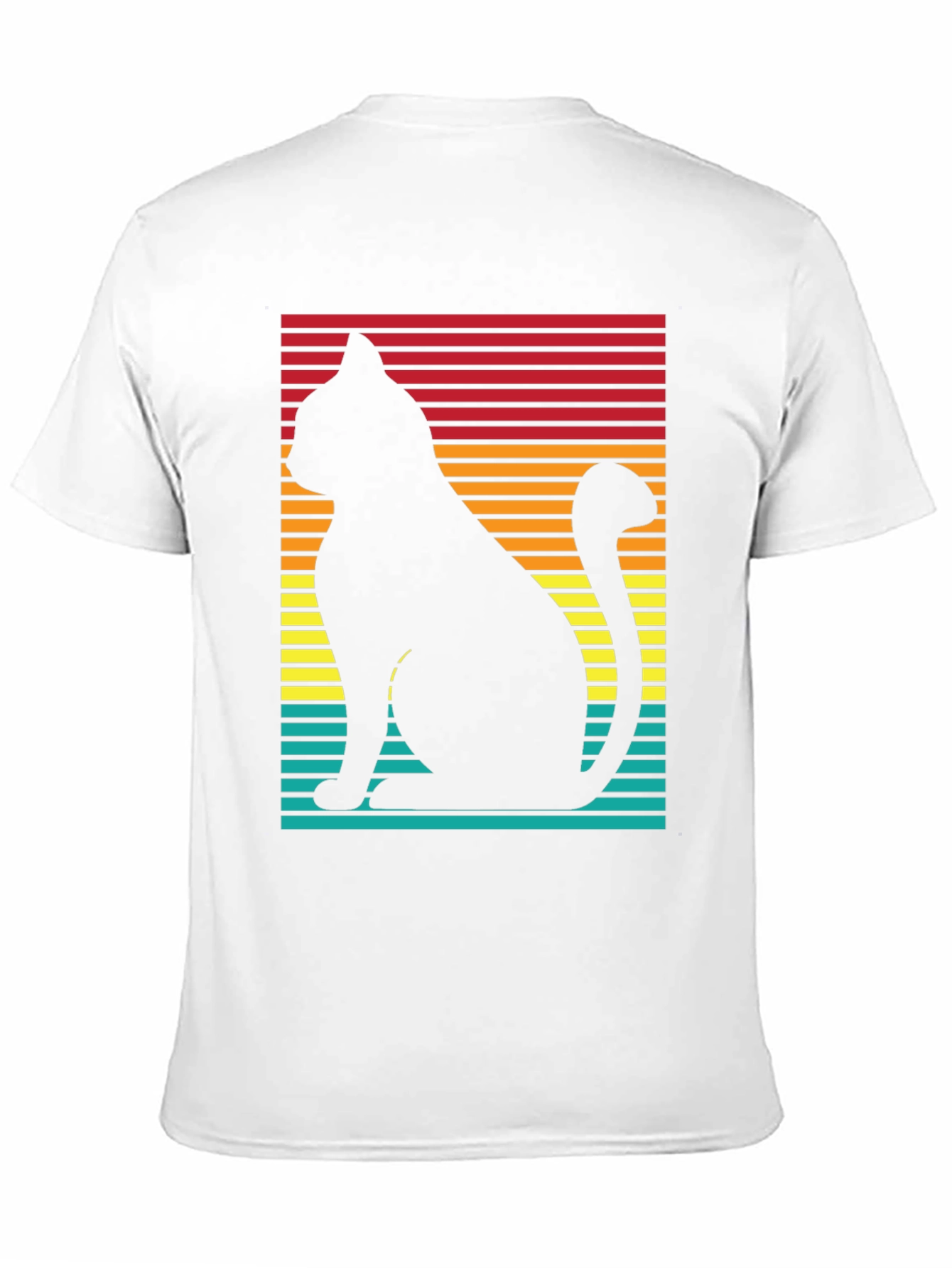 Retro Cat Silhouette T-Shirt