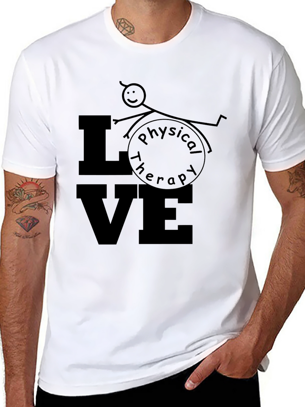 Love Physical Therapy Graphic T-Shirt