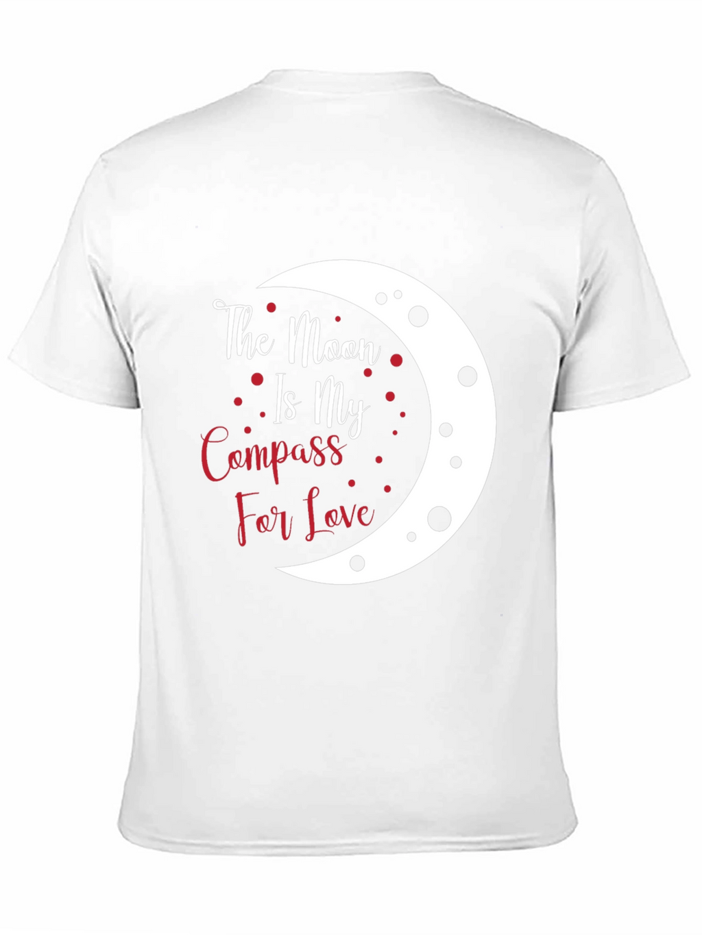 Moon Compass Love T-Shirt - Unique Graphic Tee