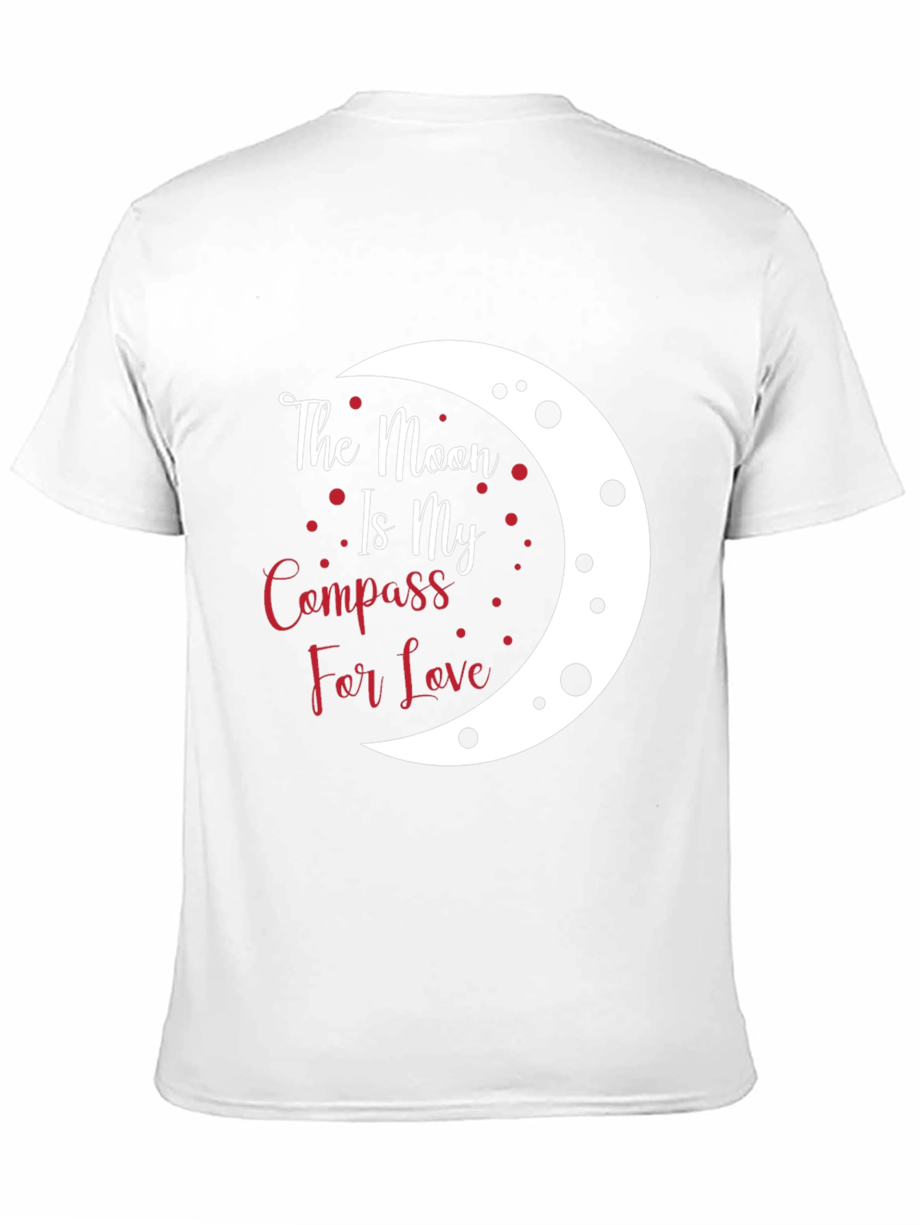 Moon Compass Love T-Shirt - Unique Graphic Tee