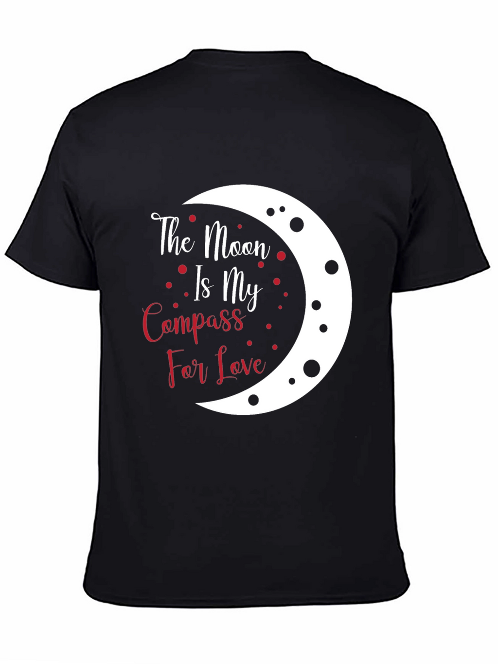Moon Compass Love T-Shirt - Unique Graphic Tee