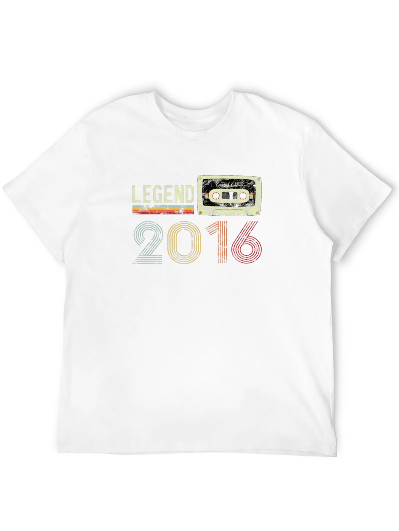Legend Since 2016 Cassette Tape Graphic T-Shirt