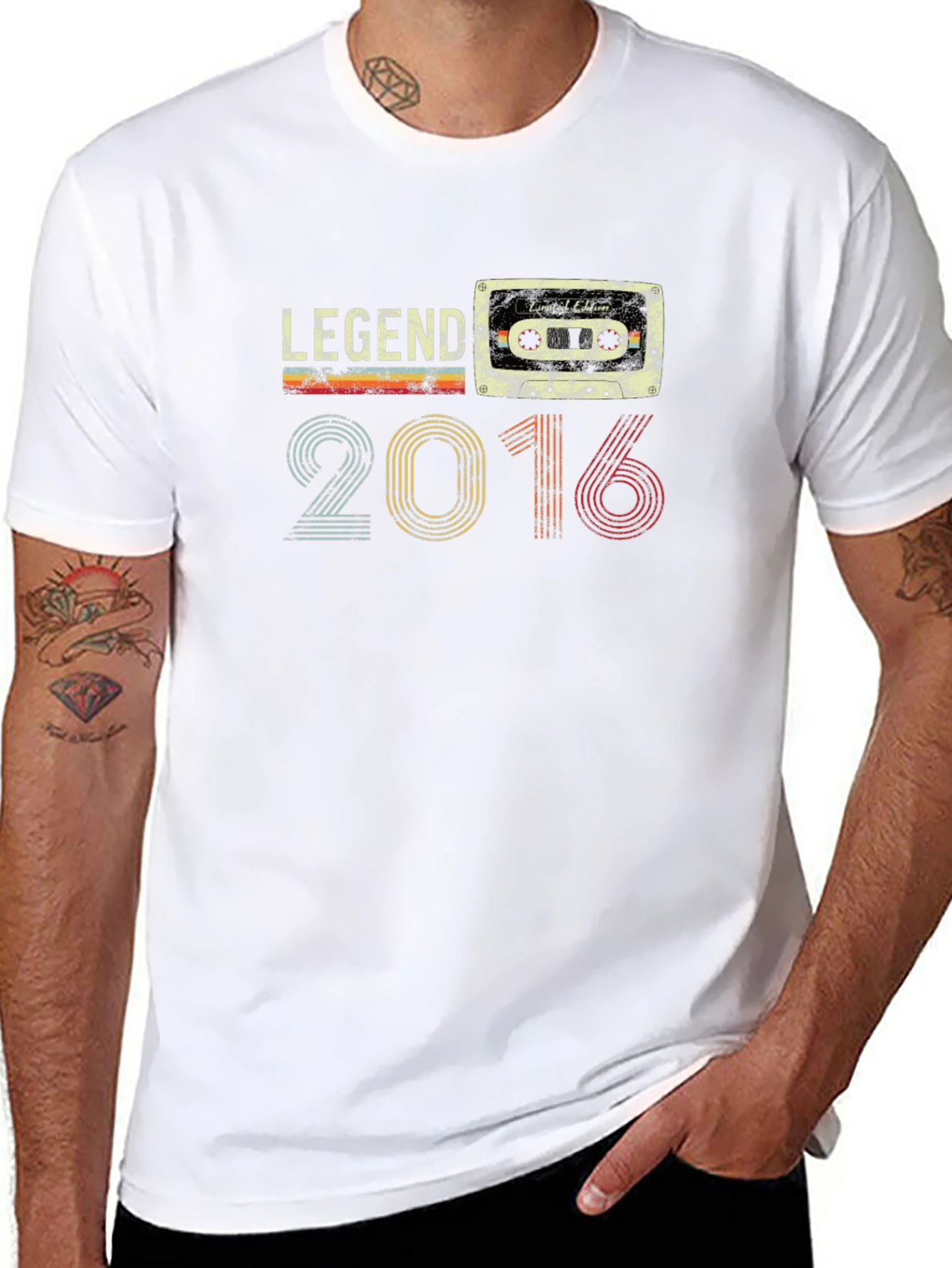Legend Since 2016 Cassette Tape Graphic T-Shirt