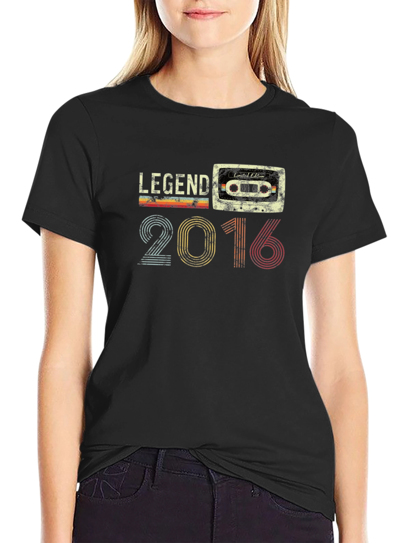 Legend Since 2016 Cassette Tape Graphic T-Shirt