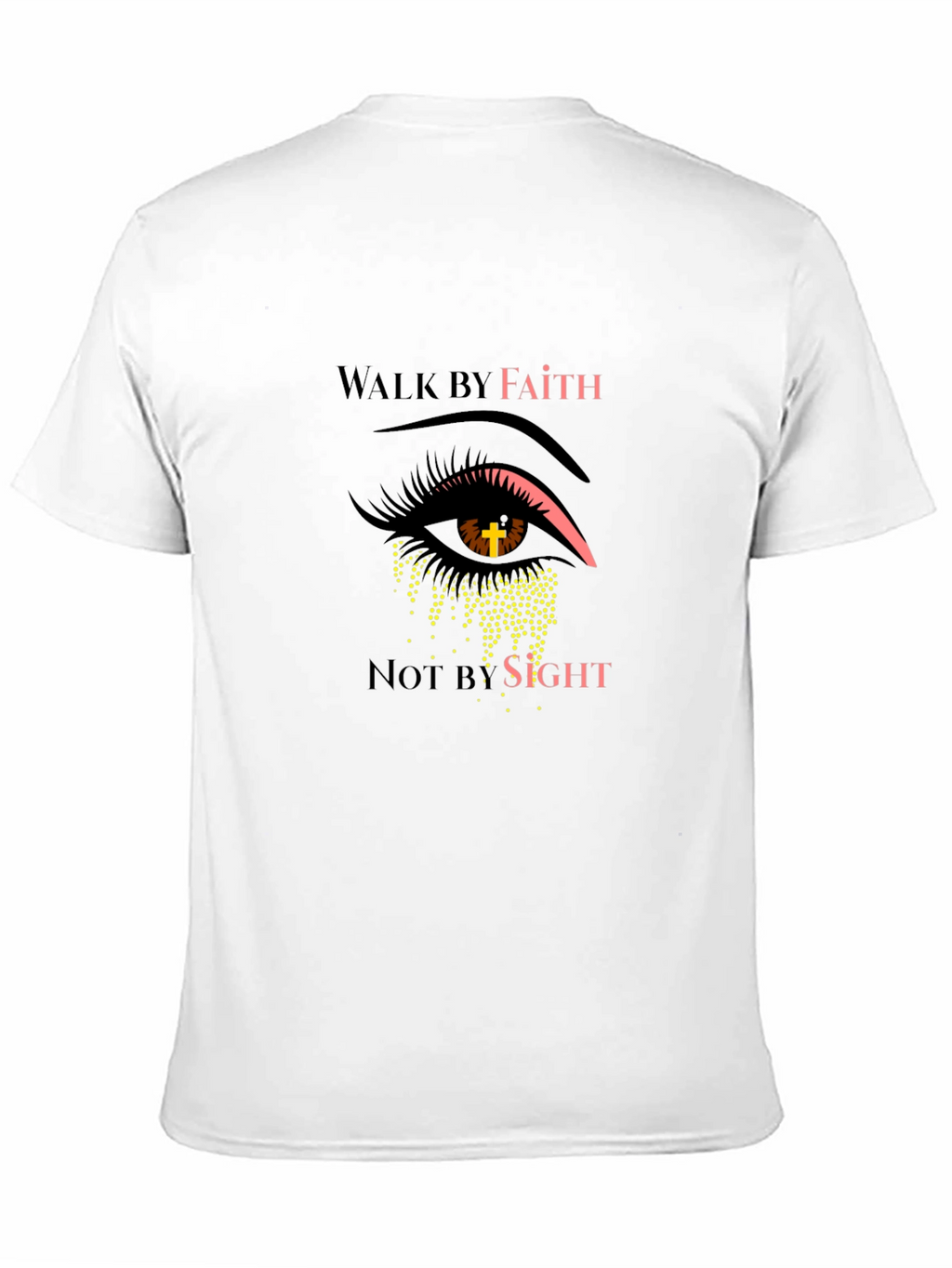 Walk By Faith Graphic Print T-Shirt