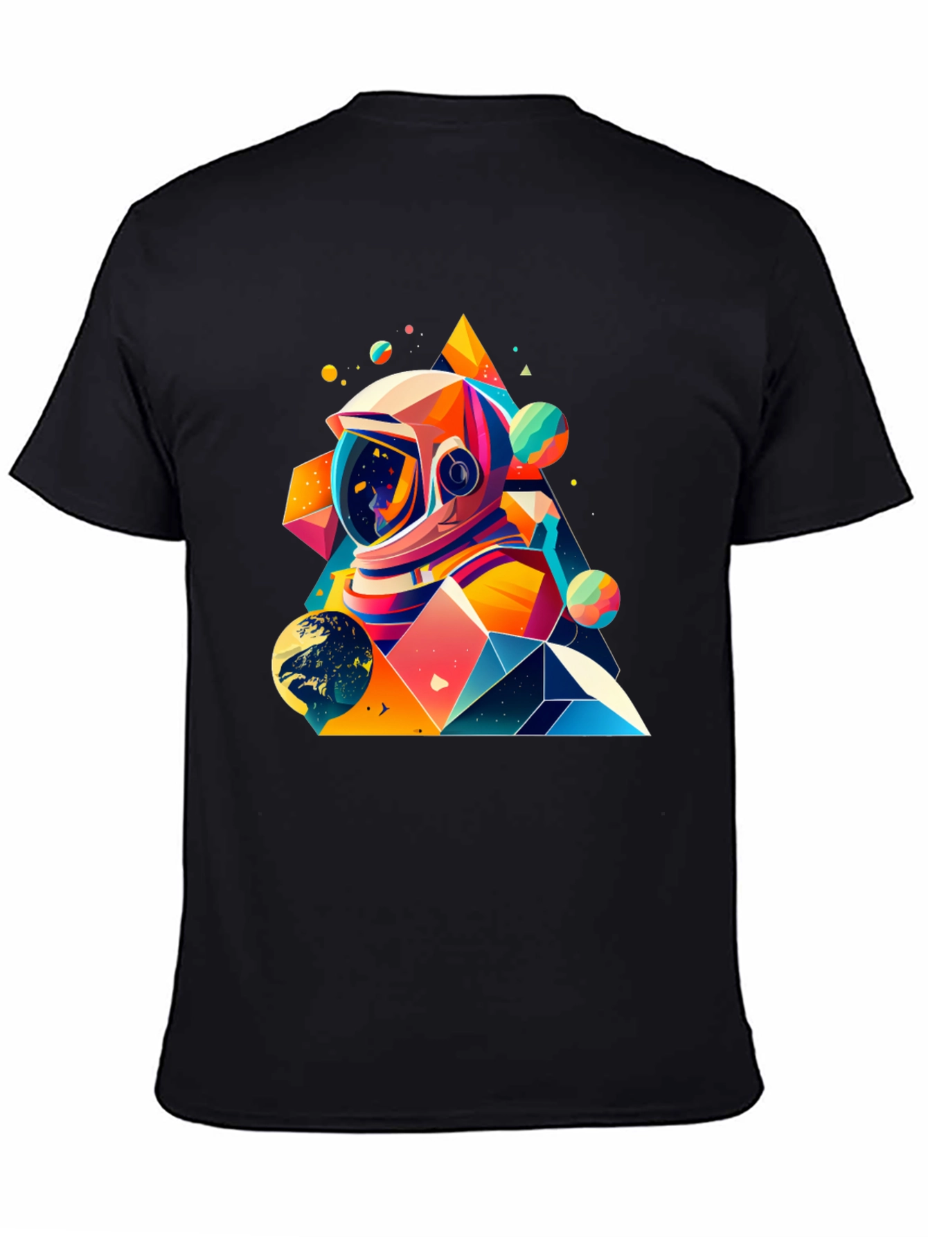 Astronaut Graphic Tee - Space Art T-Shirt