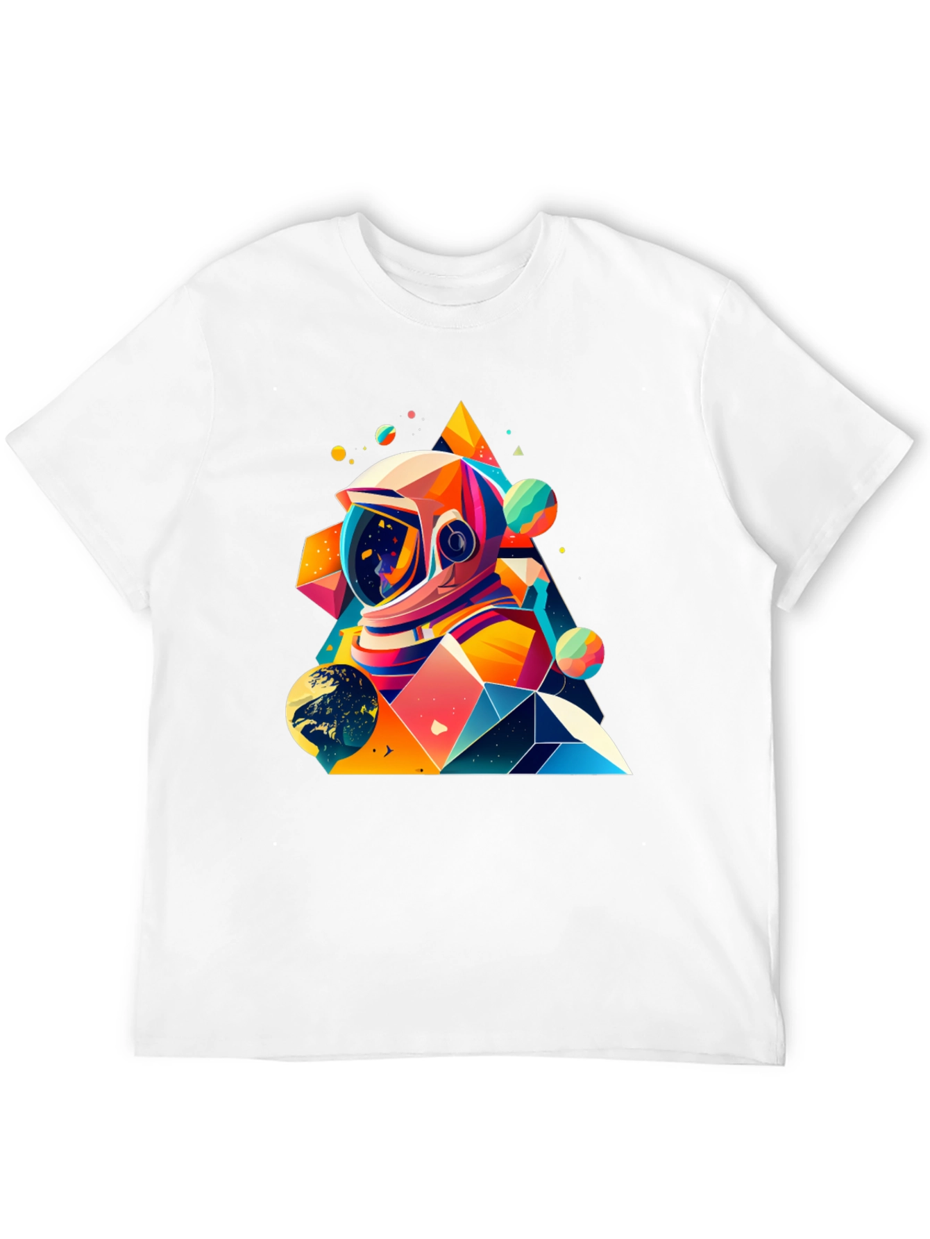Astronaut Graphic Tee - Space Art T-Shirt